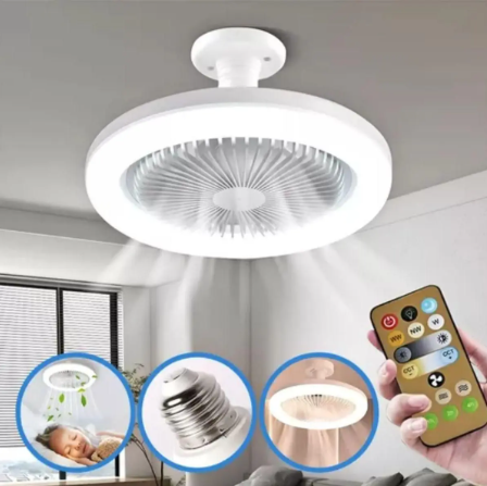 Abanico 3 en 1 con Luz Led y Aromatizante