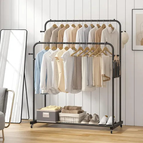 👕✨ Colgador de Ropa Doble – 100x20cm ✨