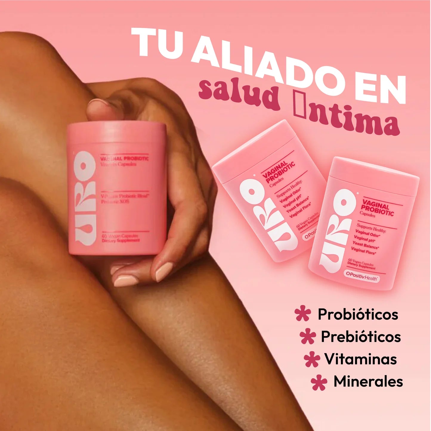 URO - Probiótico Vaginal Cápsulas